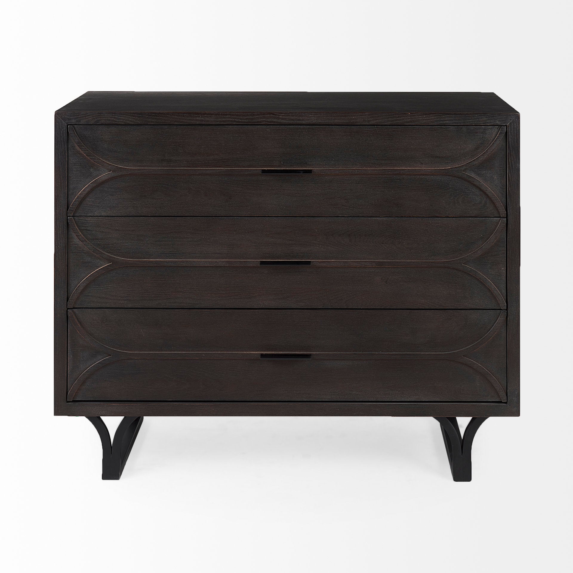Giselle Accent Cabinet Dark Brown Wood - acc-chest-cabinets