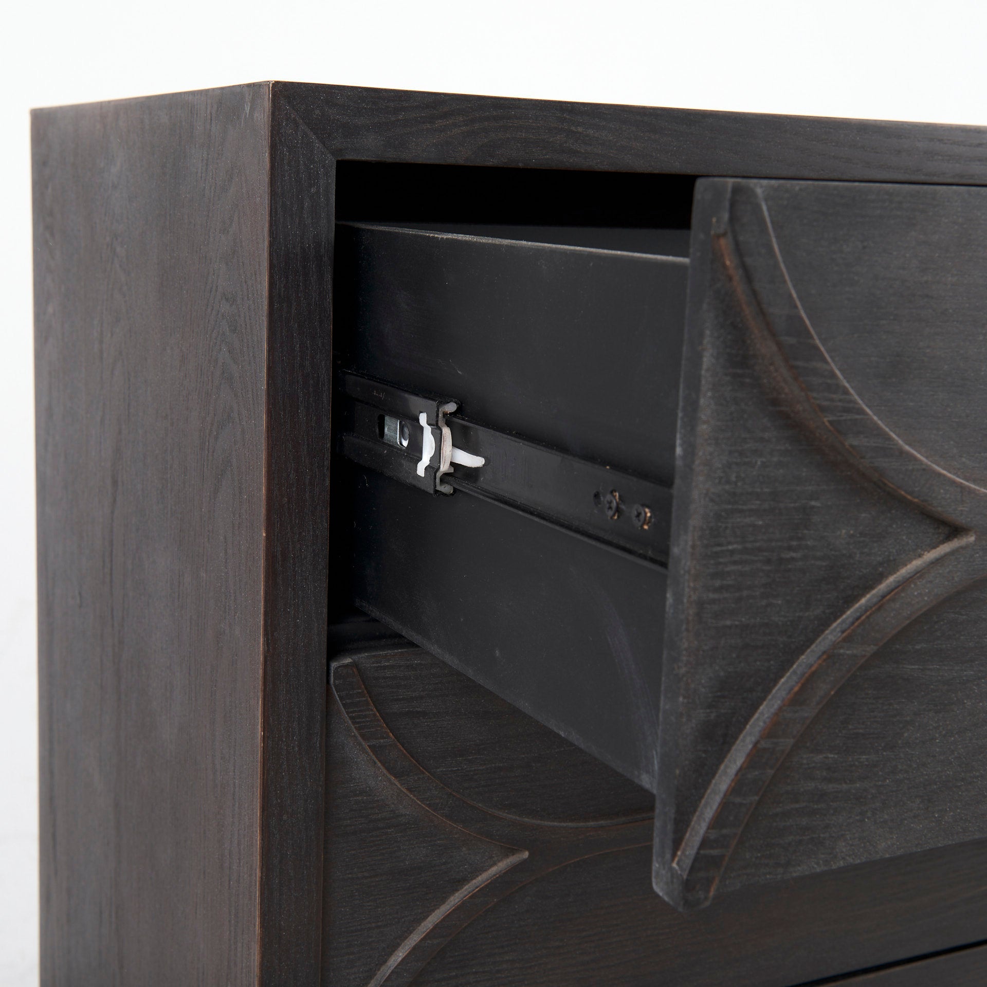 Giselle Accent Cabinet Dark Brown Wood - acc-chest-cabinets