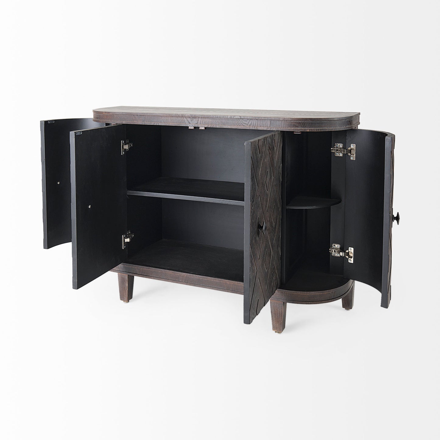 Lennon Accent Cabinet Brown Wood | 47L - acc-chest-cabinets