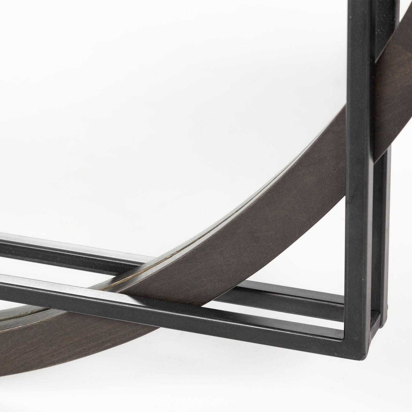 Norbert Wall Mirror Black Metal | 46’’ - wall-mirrors-grouped