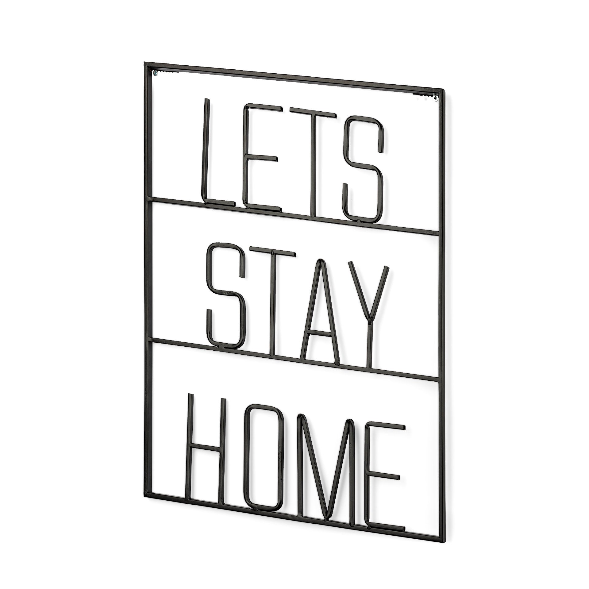 Playful Sign Wall Decor Black Metal | Home - alternative-wall-decor