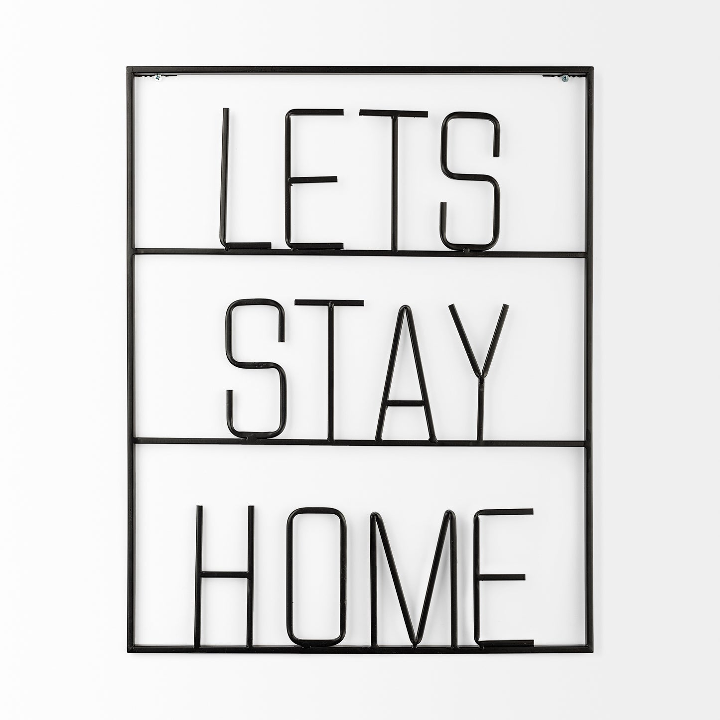 Playful Sign Wall Decor Black Metal | Home - alternative-wall-decor