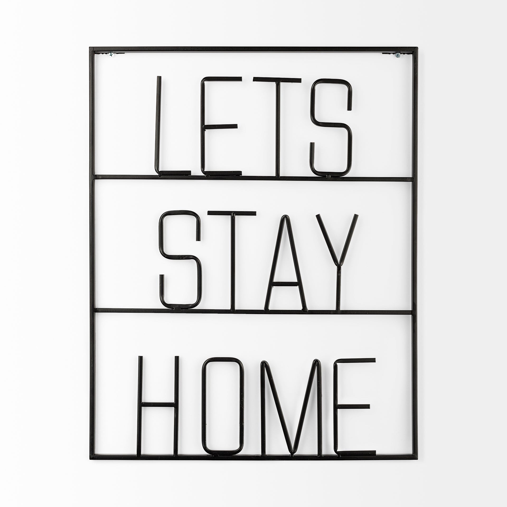 Playful Sign Wall Decor Black Metal | Home - alternative-wall-decor