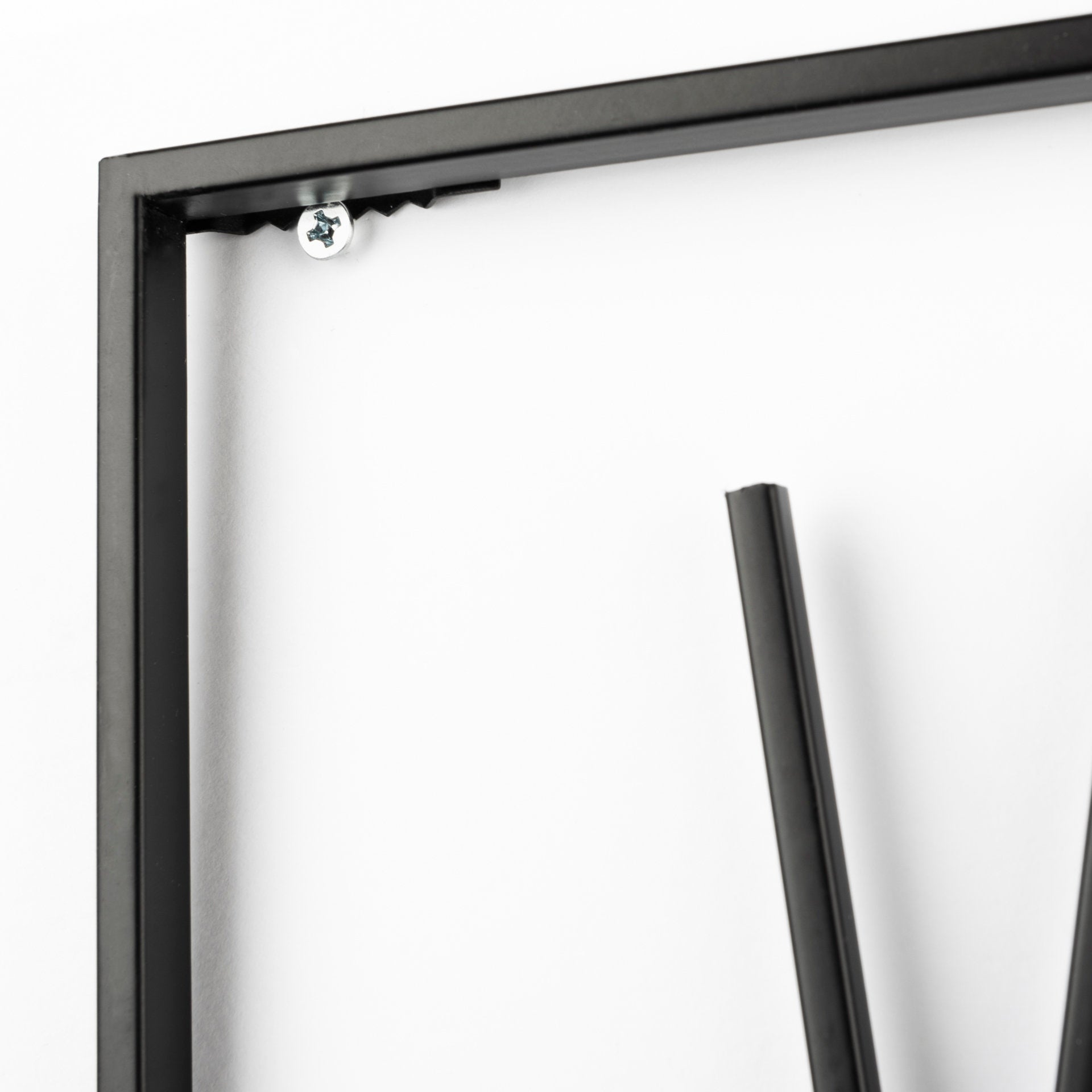 Playful Sign Wall Decor Black Metal | Work Hard - alternative-wall-decor