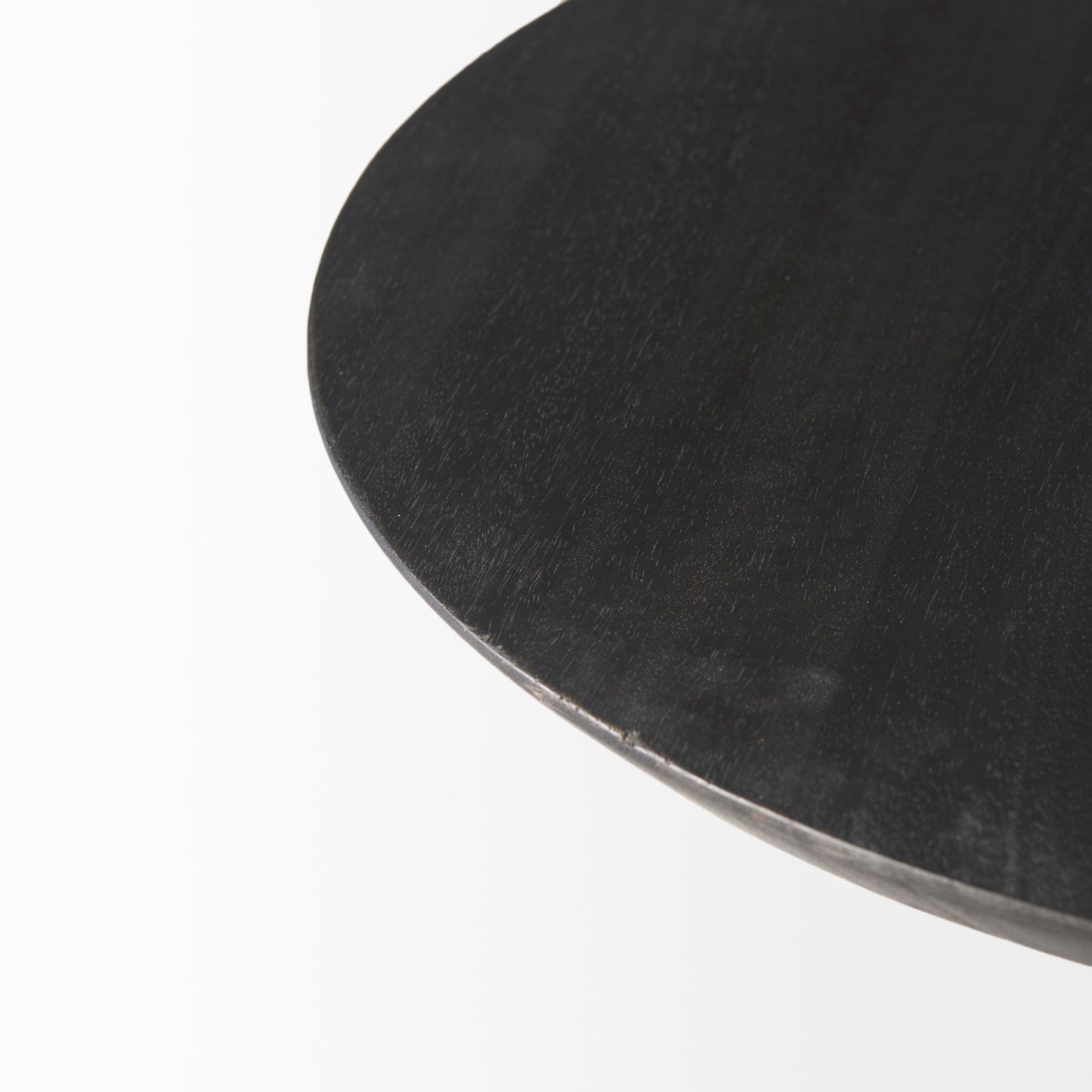 Maxwell End Side Table Dark Brown Wood | Black Metal - end-and-side-tables