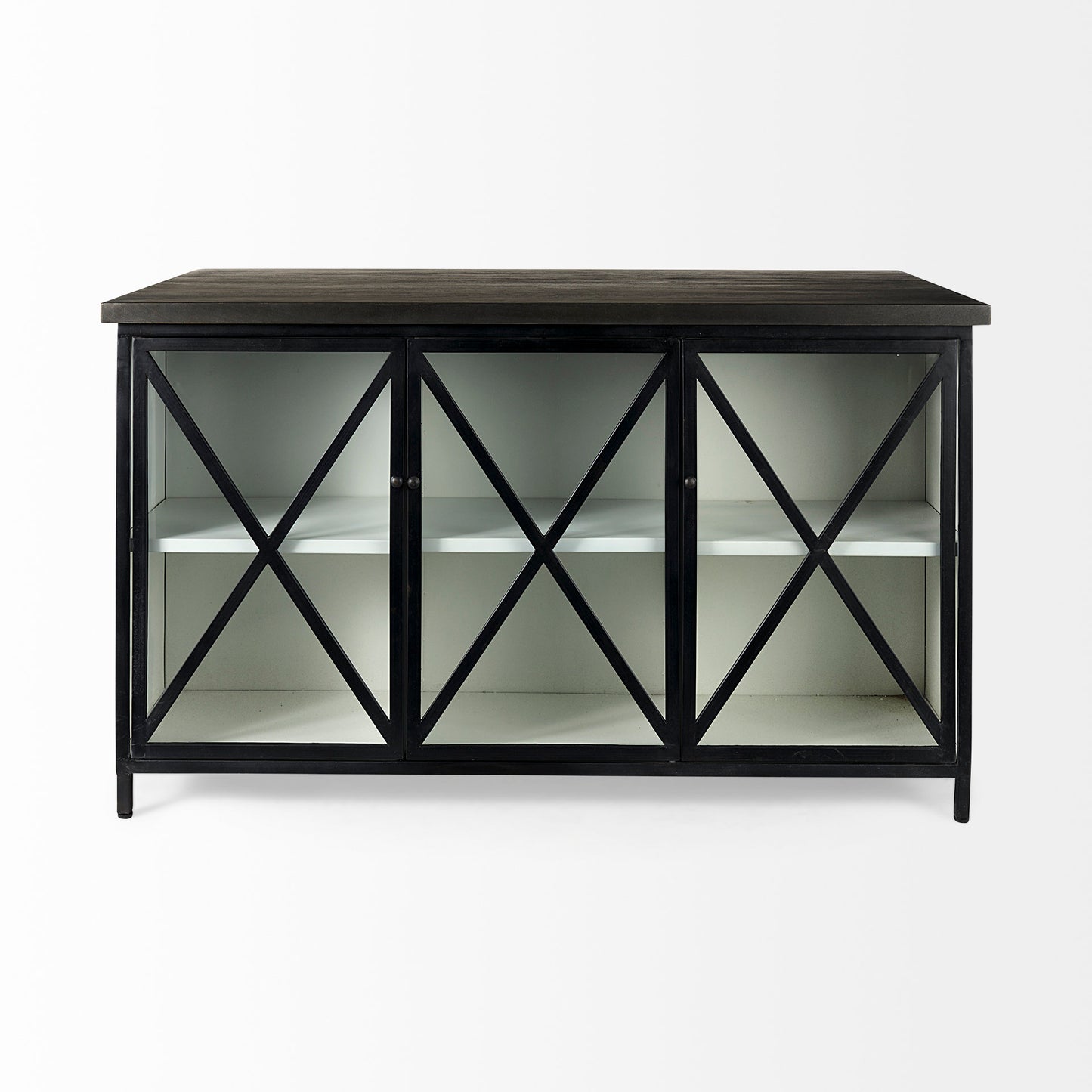 Dimitra Kitchen Island Black Metal - kitchen-islands