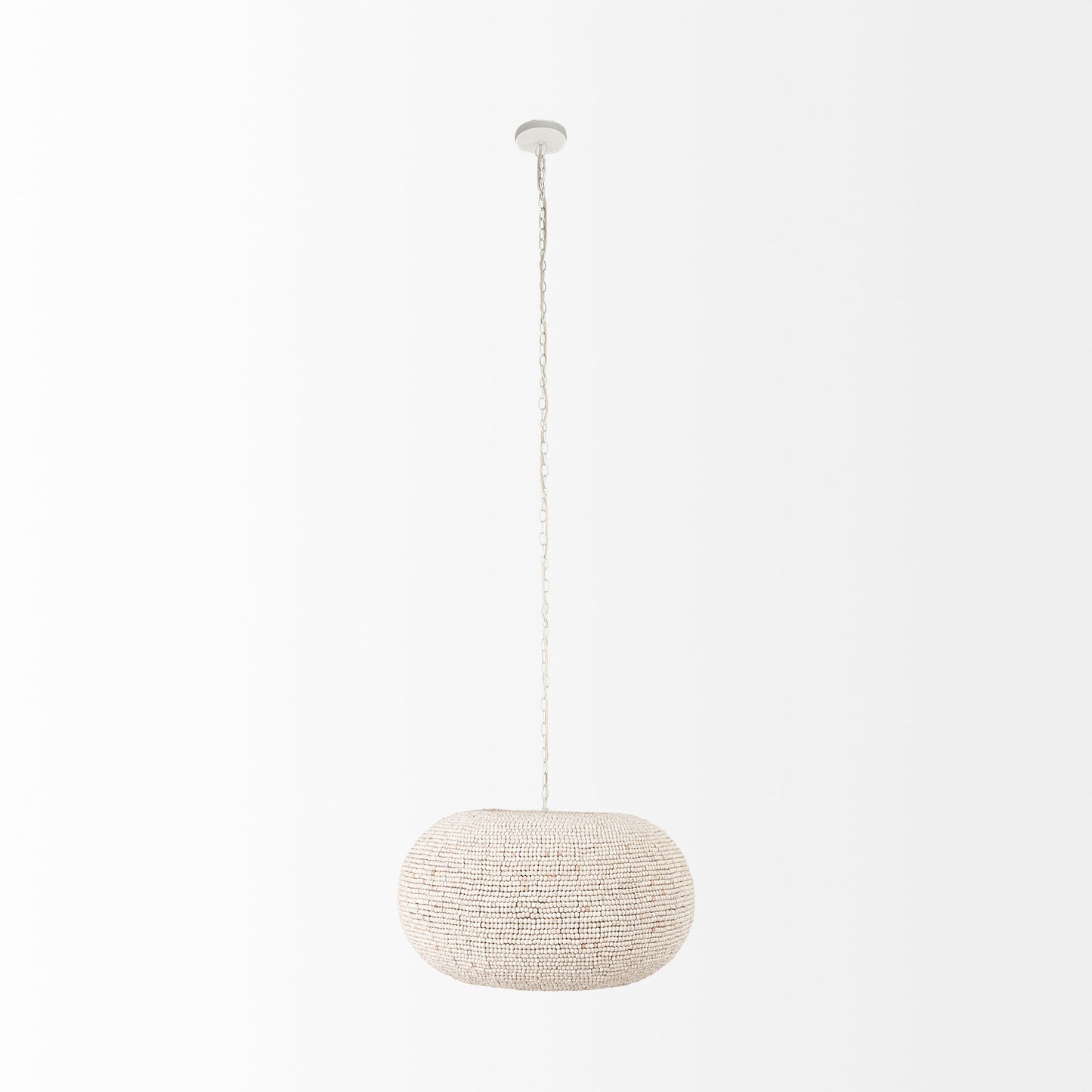 Theta Chandelier Whitewashed Wood - chandeliers
