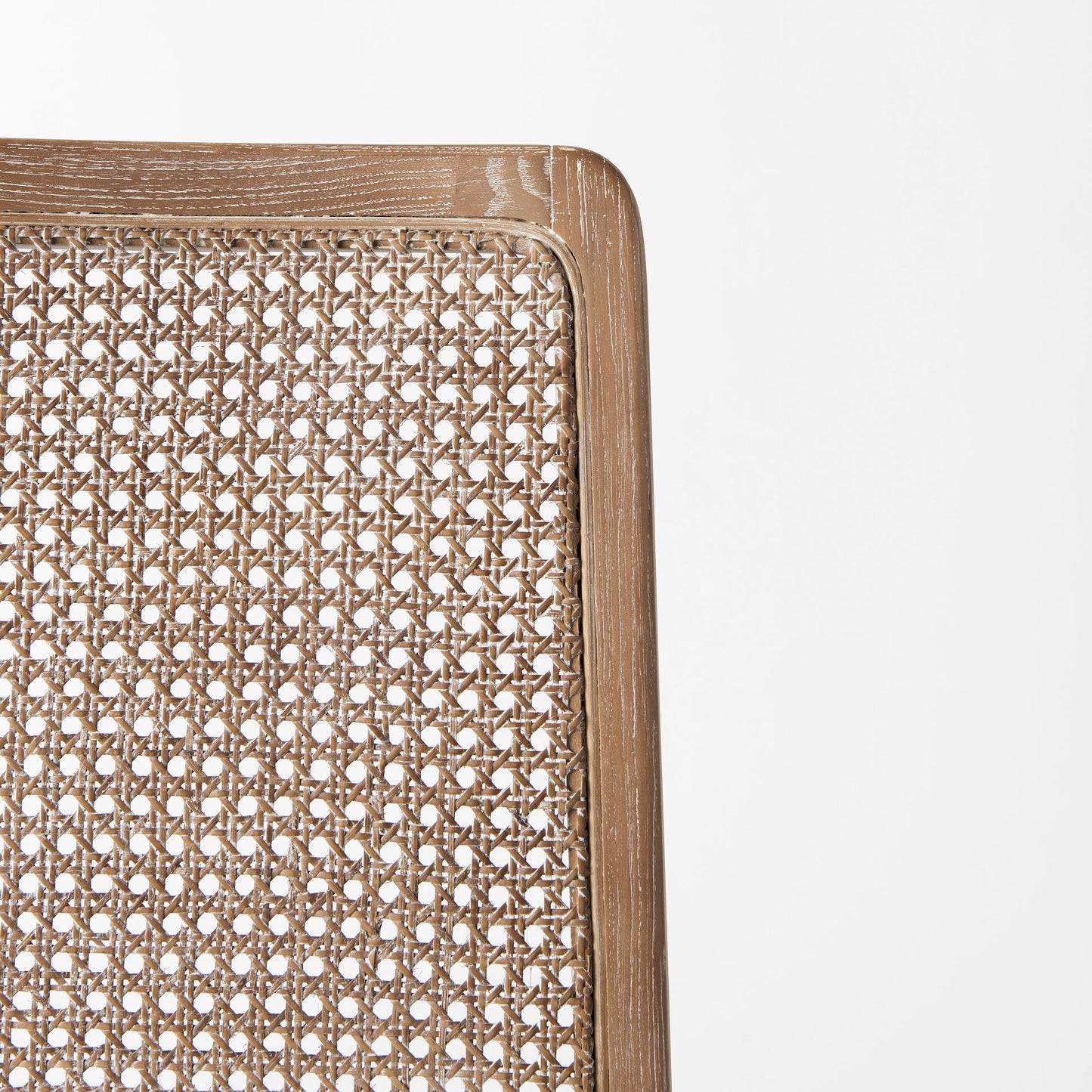 Clara Dining Chair Cream Fabric |Brown Wood (Side Chair) - dining-chairs