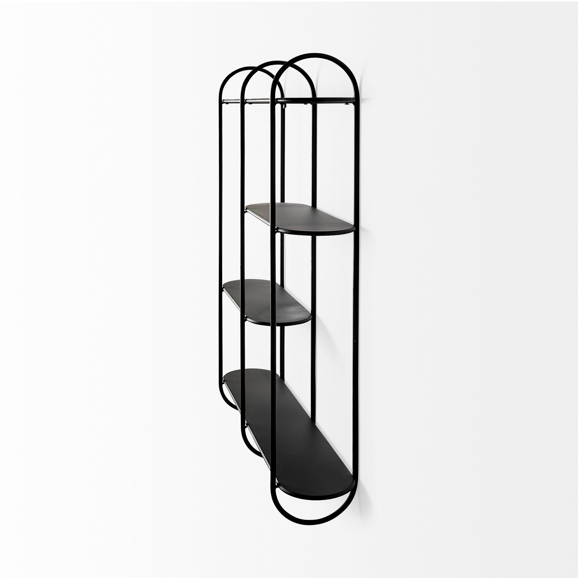 Decimus Wall Furniture Black Metal - wall-furniture