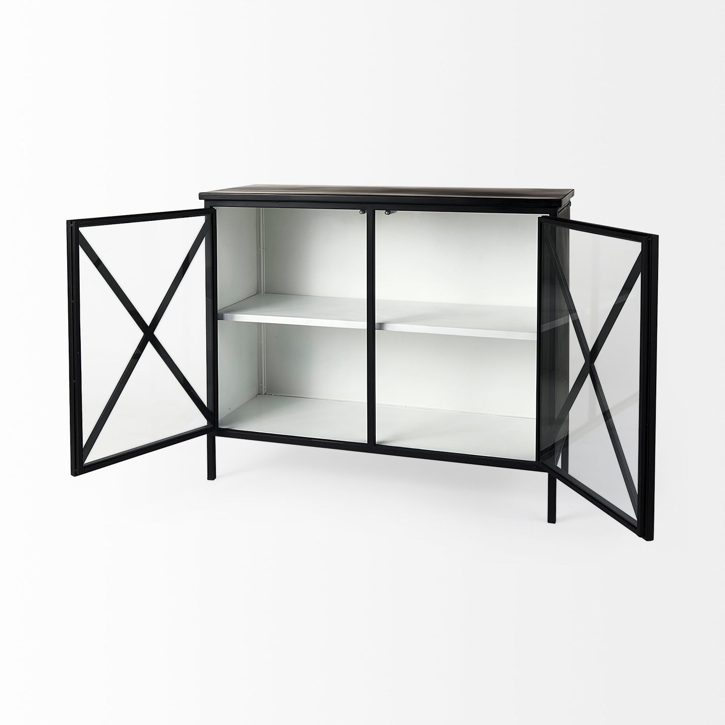 Aurelia Accent Cabinet Black Metal - acc-chest-cabinets