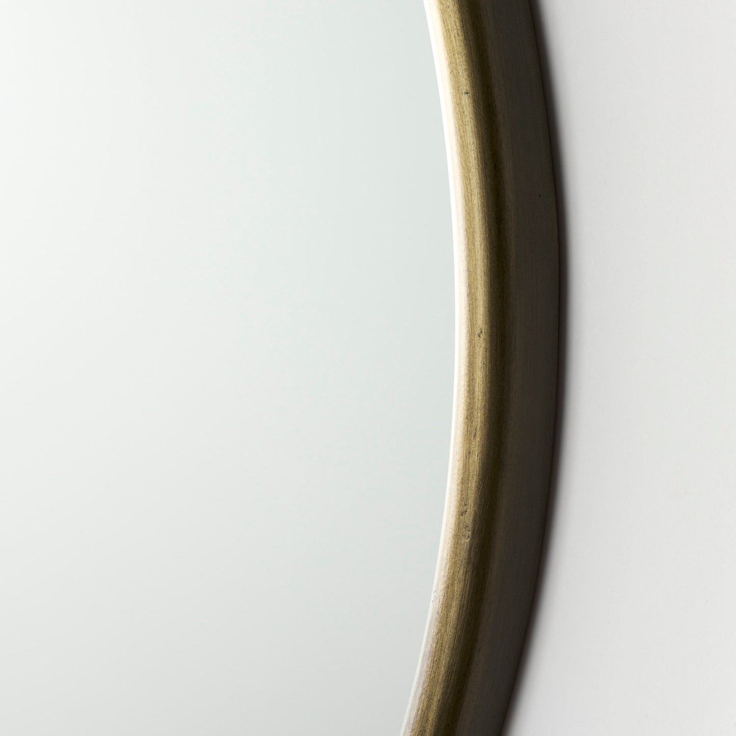 Piper 35.8L x 1.0W x 35.8H Small Gold Metal Round Wall Mirror