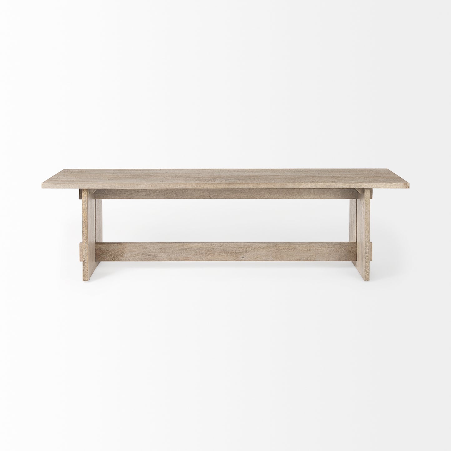 Aida Bench Light Gray Wood - benches