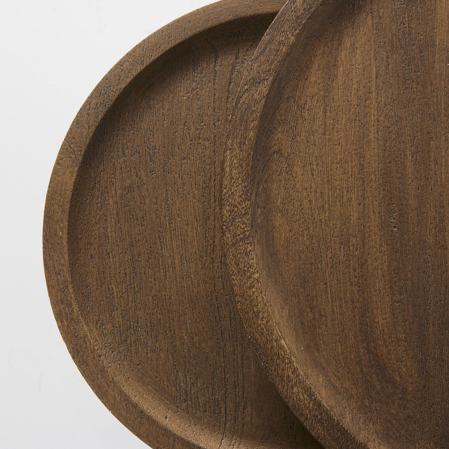 Aisley Accent Table Brown Wood | Black Metal - accent-tables