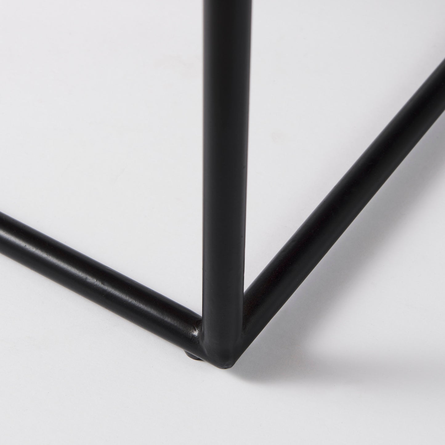 Clarissa Bench Brown Leather | Black Metal - benches