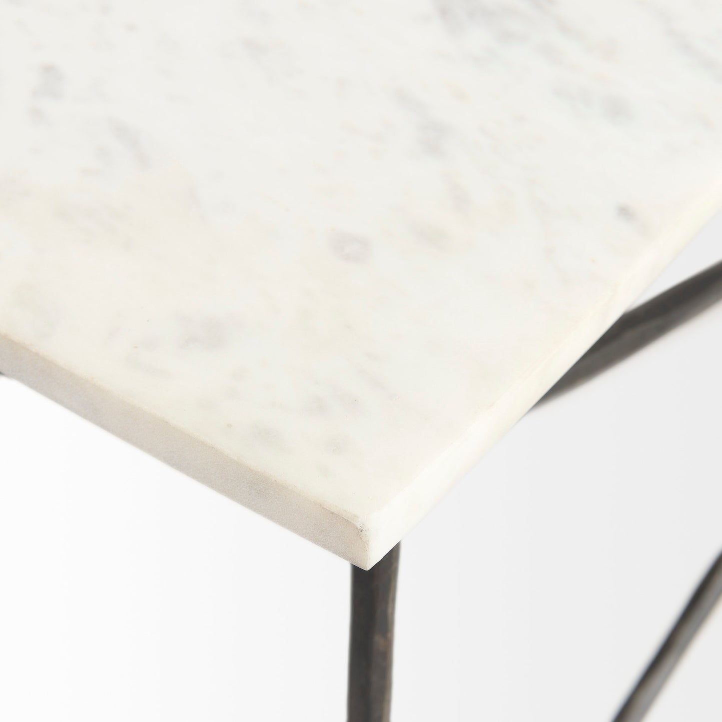 Lorlei Coffee Table White Marble | Gold Iron - coffee-tables