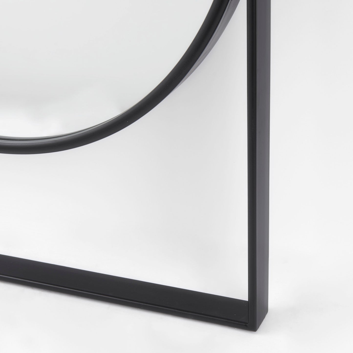 Sadie Floor Mirror Black Metal | 78H - floor-mirrors
