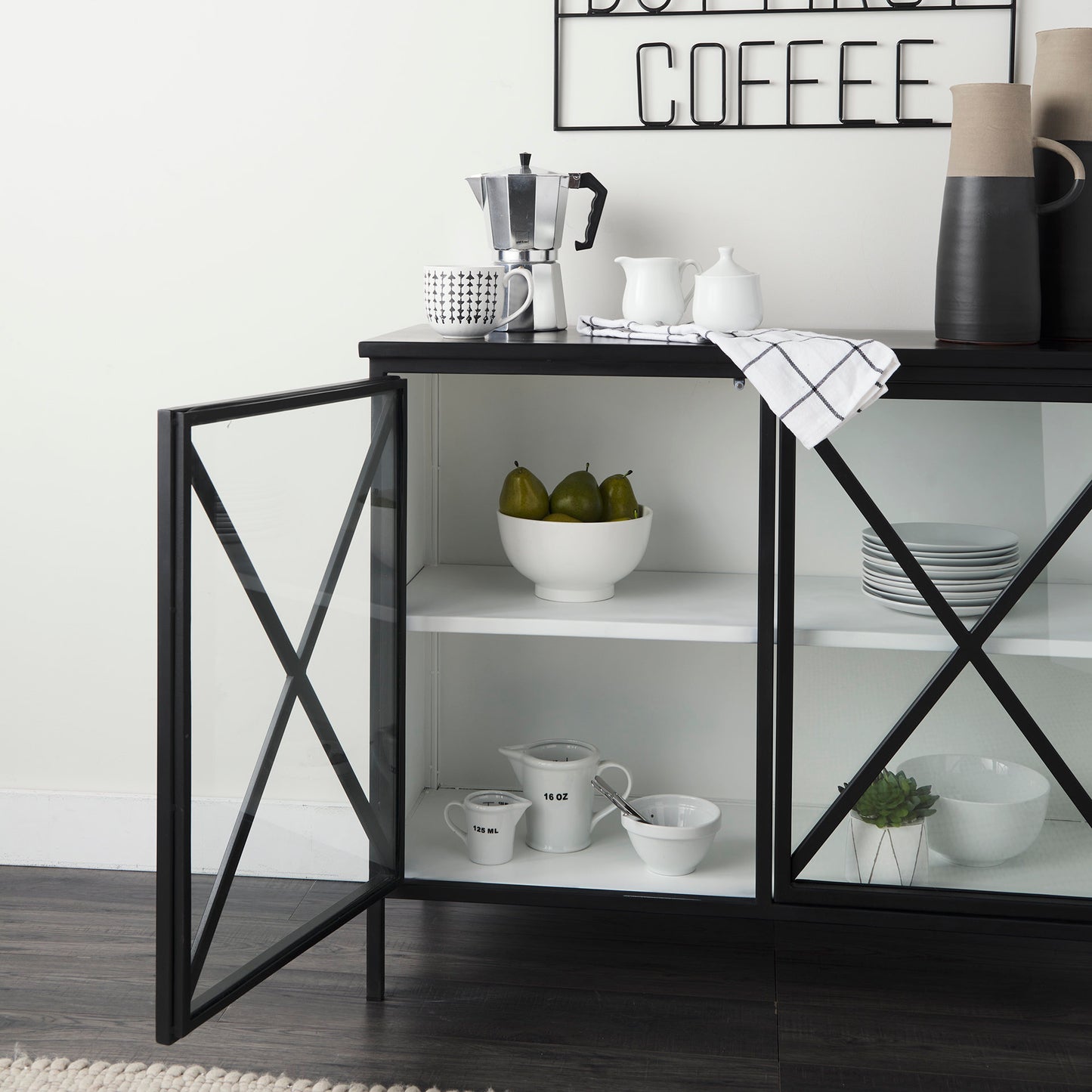 Aurelia Accent Cabinet Black Metal - acc-chest-cabinets