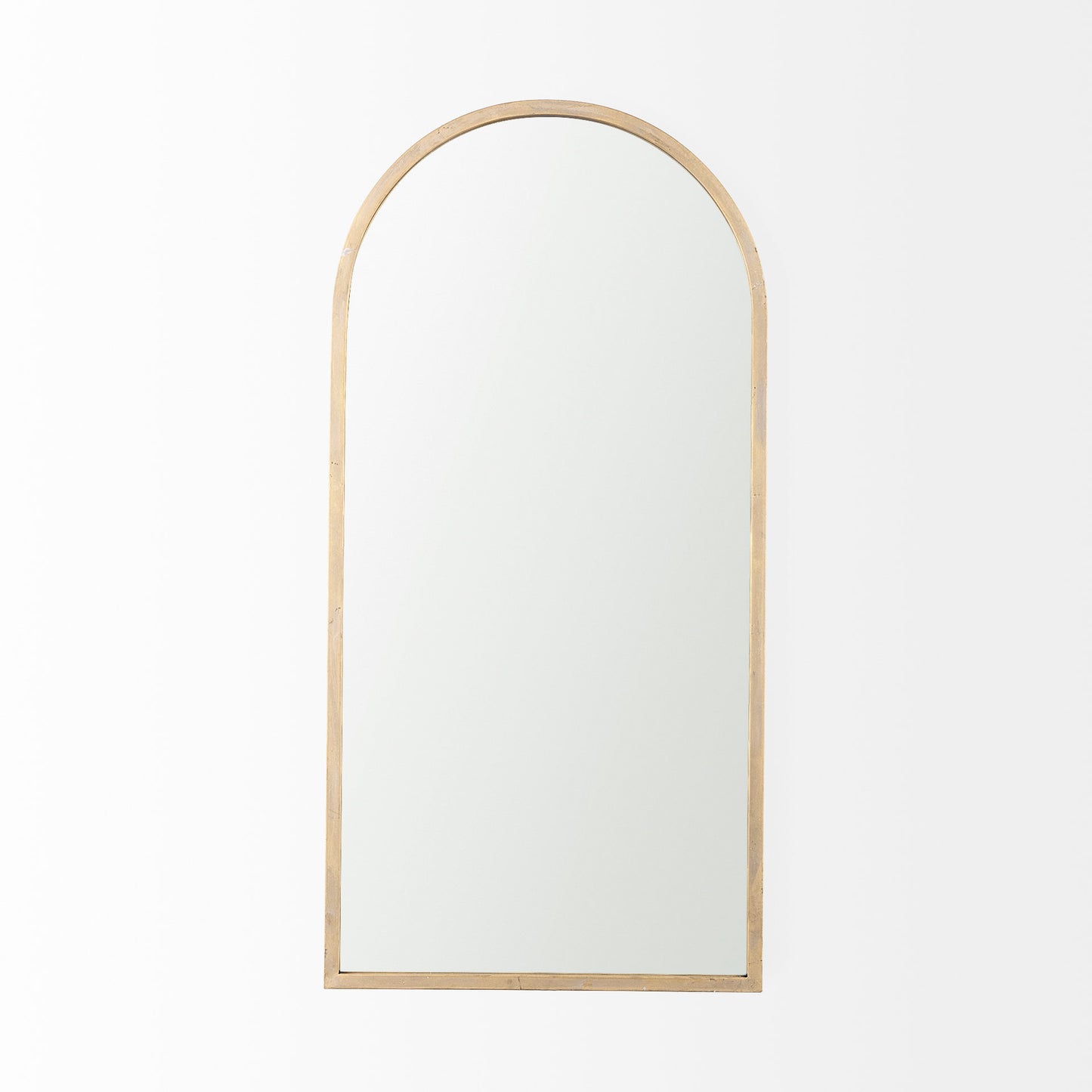 Giovanna Wall Mirror Gold Metal | Rounded Arch - wall-mirrors-grouped