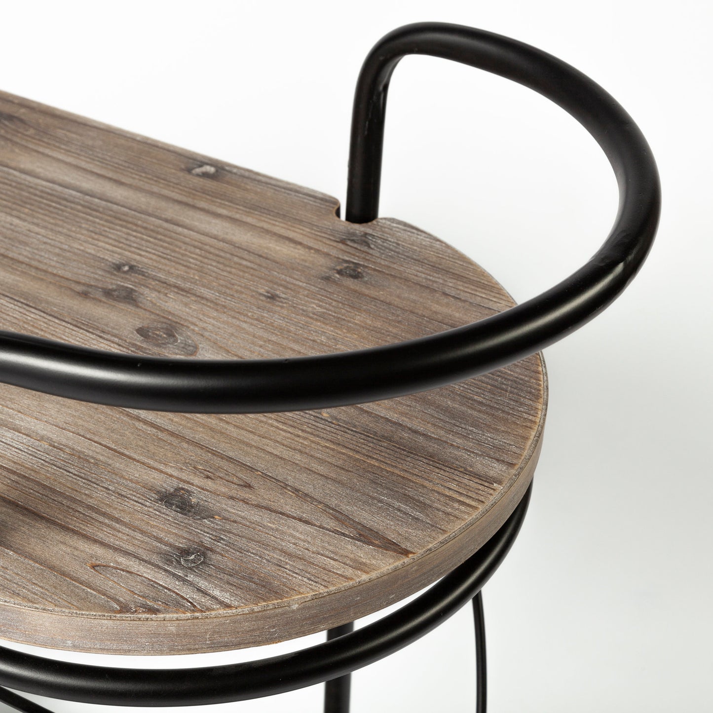 Marlon Bar Cart Brown Wood | Black Metal - bar-carts