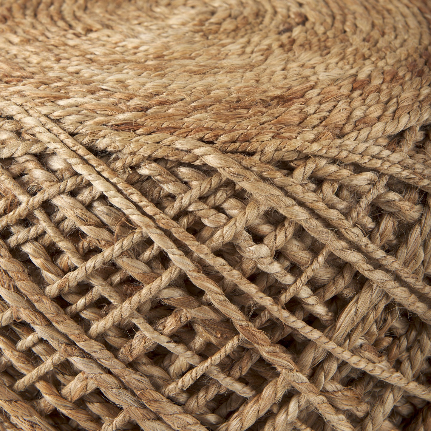 Allium Pouf Brown Wool | Round - poufs