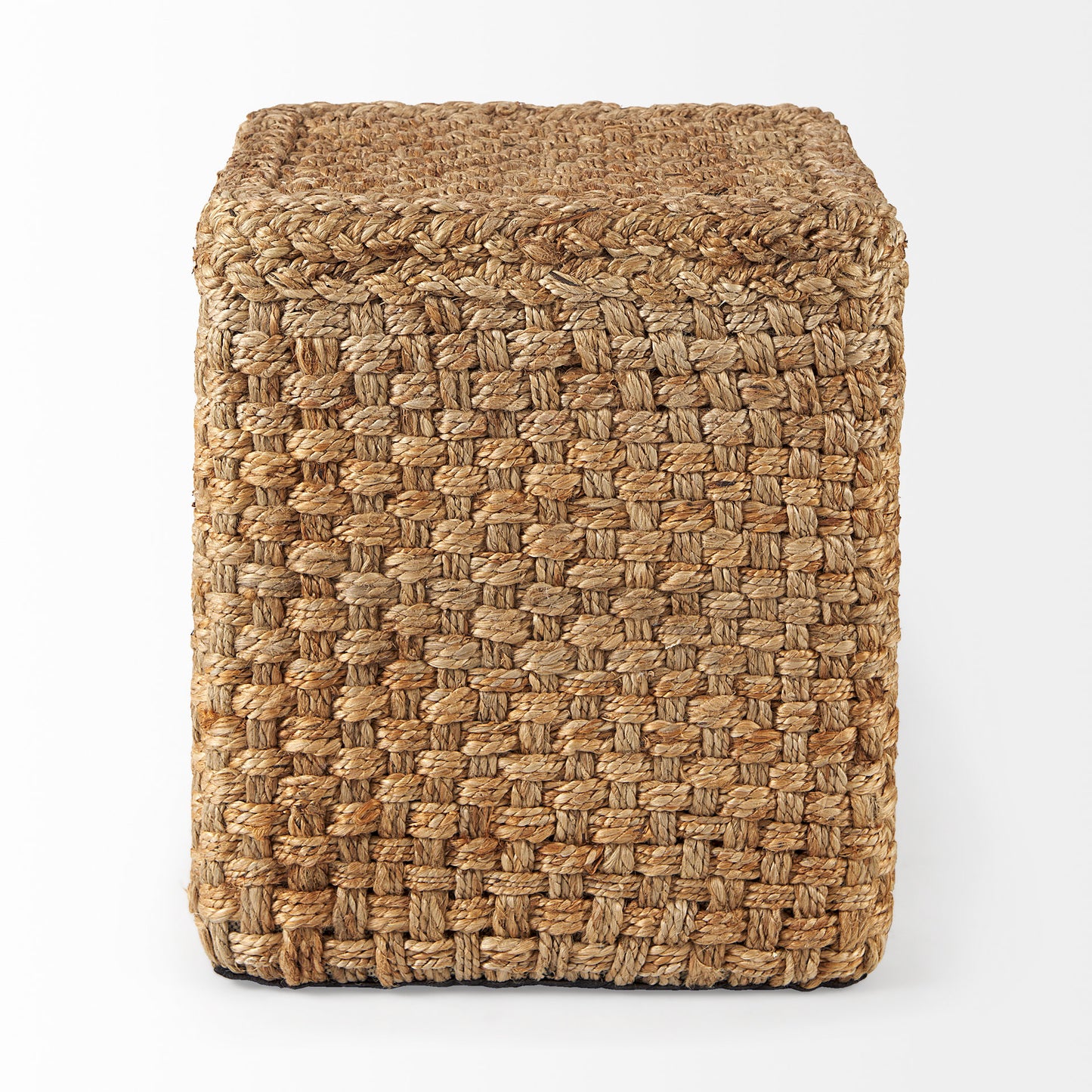 Aylin Pouf Brown Wool | Square - poufs