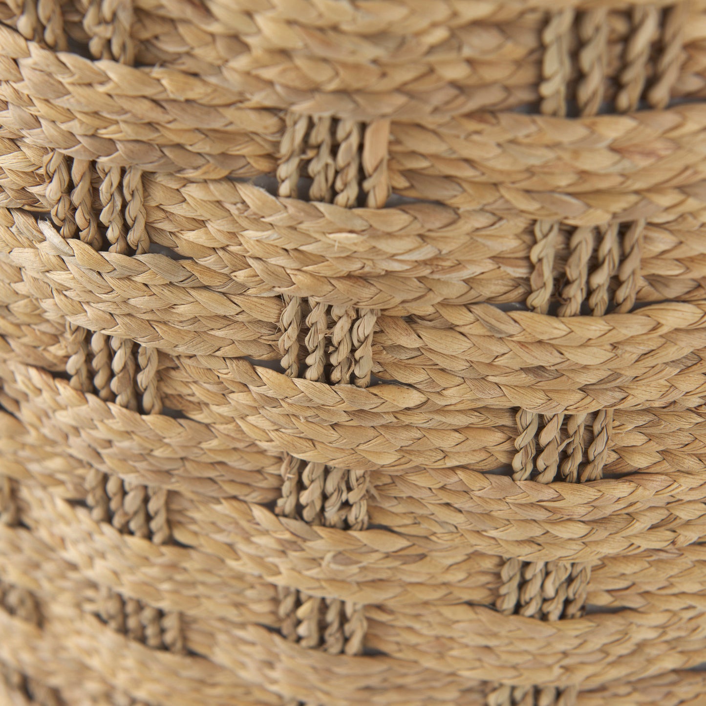 Michelle Pouf Light Brown Seagrass - poufs