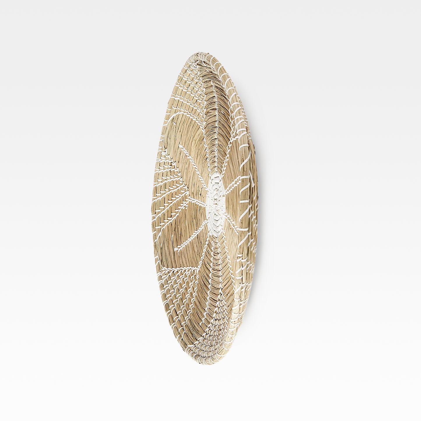 Mekhi Wall Decor Brown Seagrass | White String - alternative-wall-decor