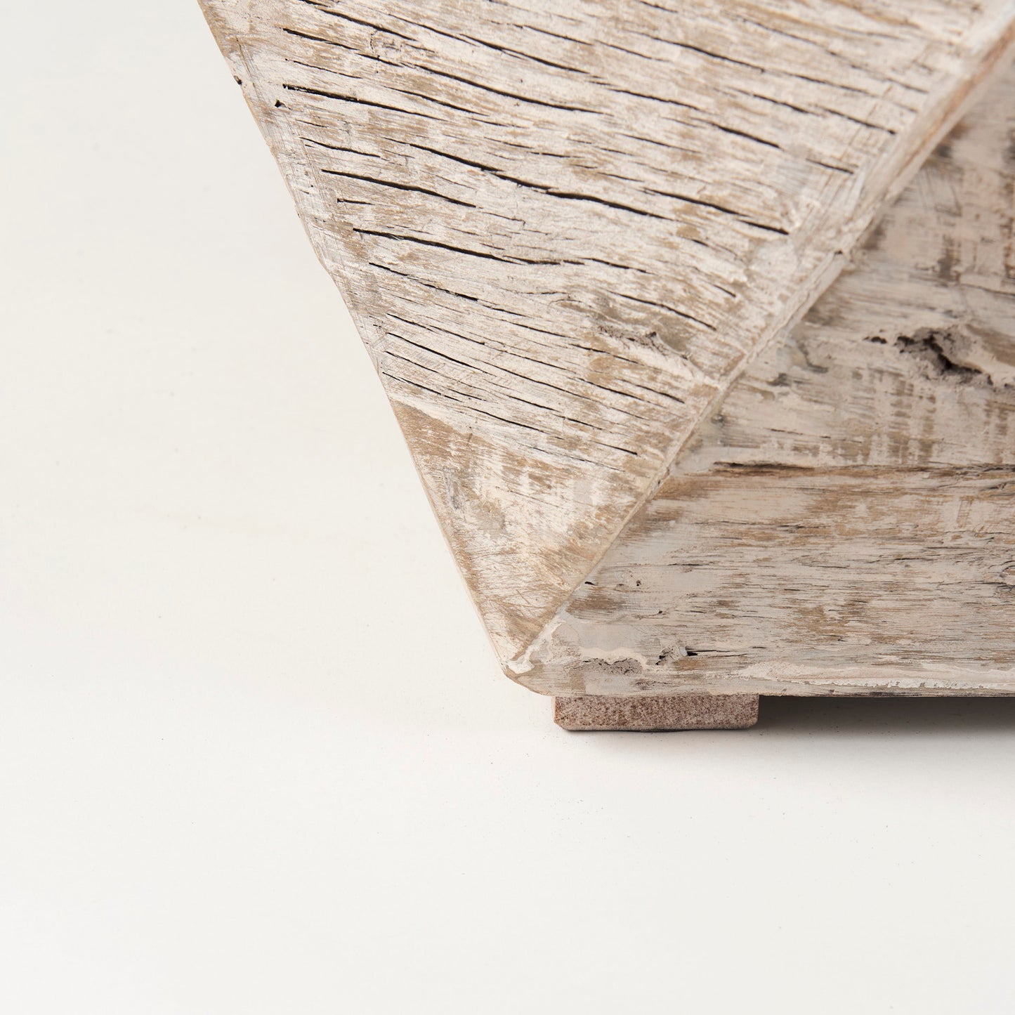 Esagono Octagonal Reclaimed Wood Coffee Table w/ Storage