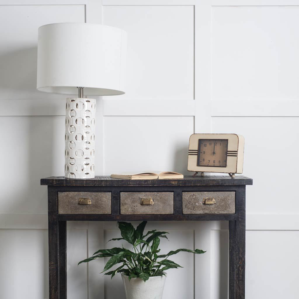 Hadley Table Lamp White Ceramic - table-lamps