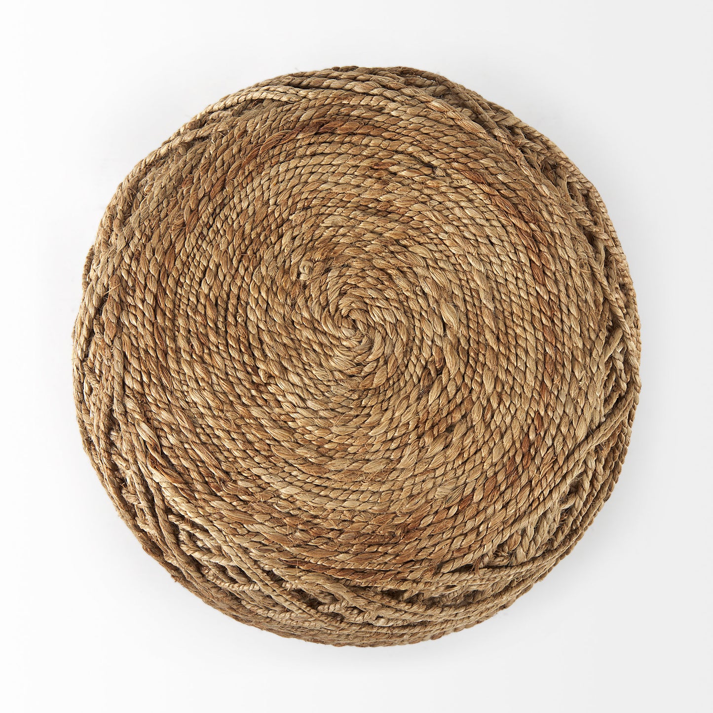 Allium Pouf Brown Wool | Round - poufs