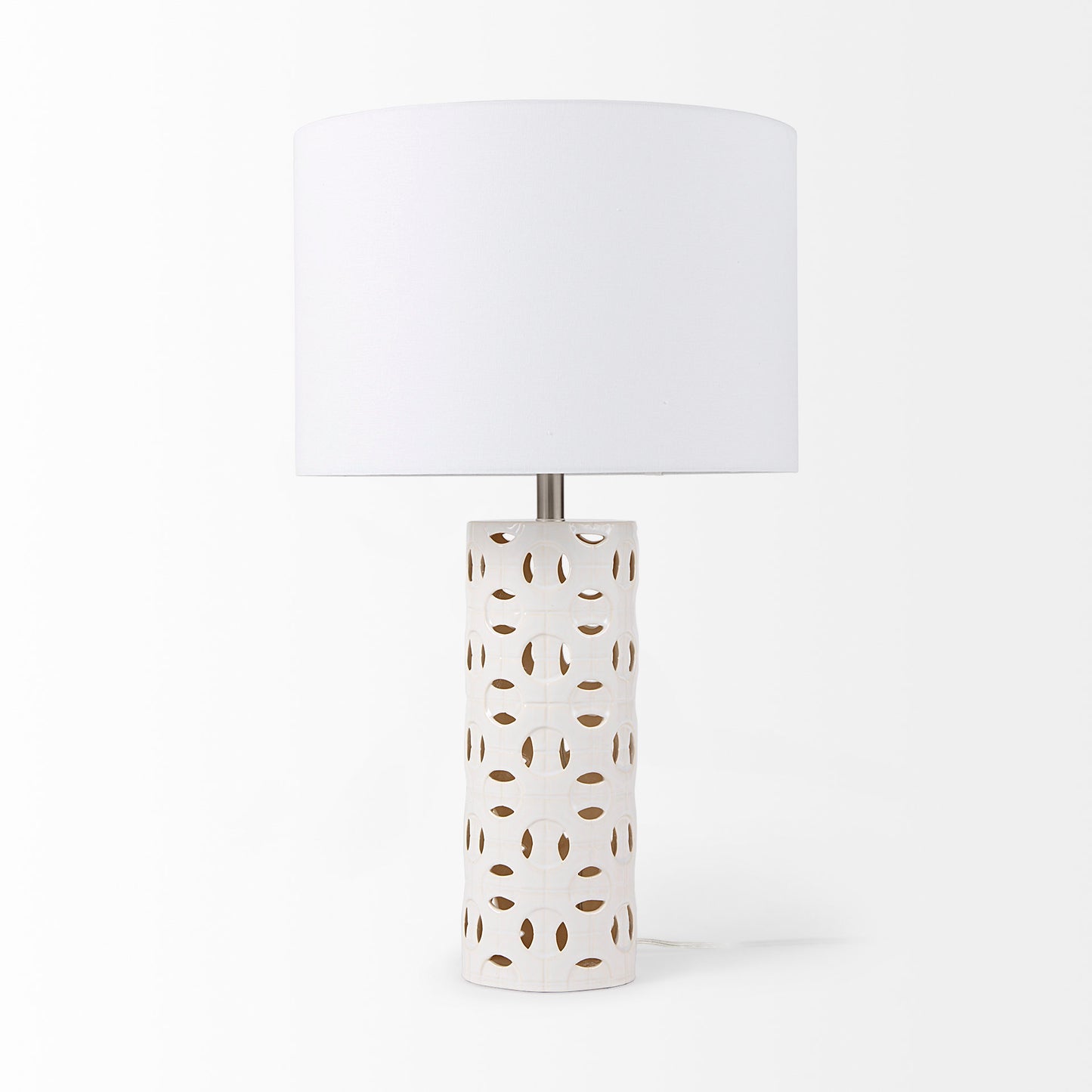 Hadley Table Lamp White Ceramic - table-lamps