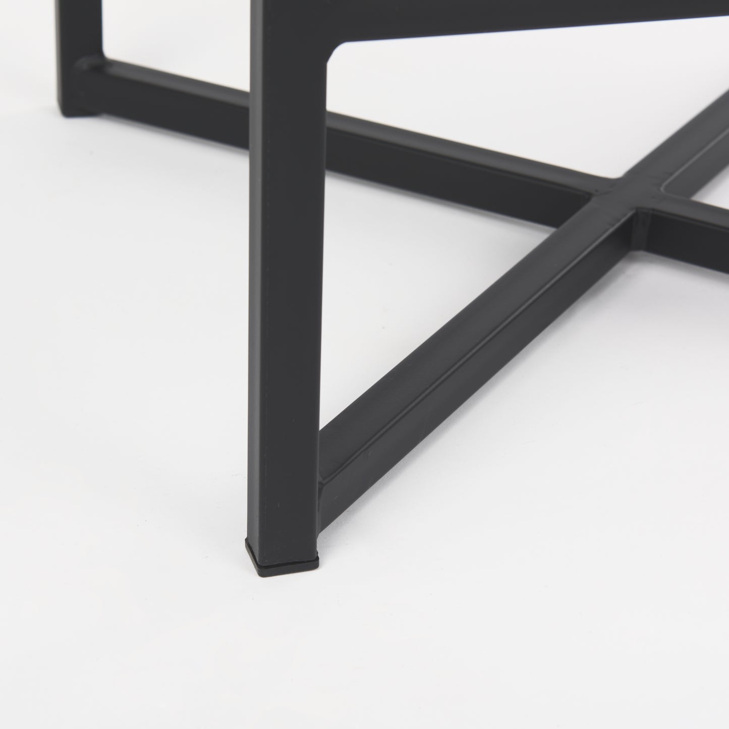 Frodo Bar Counter Stool Gray Fabric | Black Iron | Counter - bar-stools