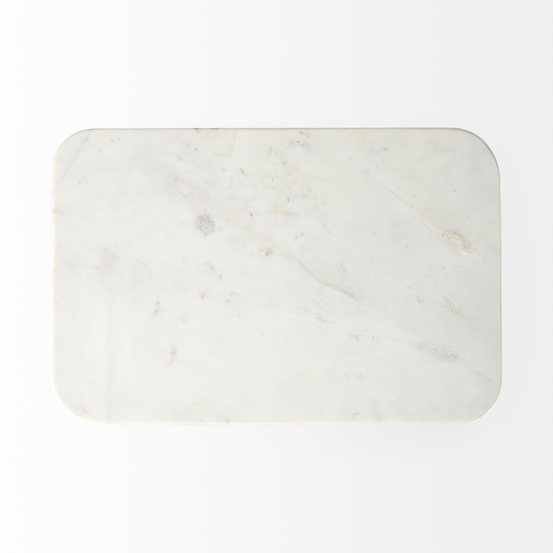 Preston Accent Table White Marble | Gold Metal - accent-tables