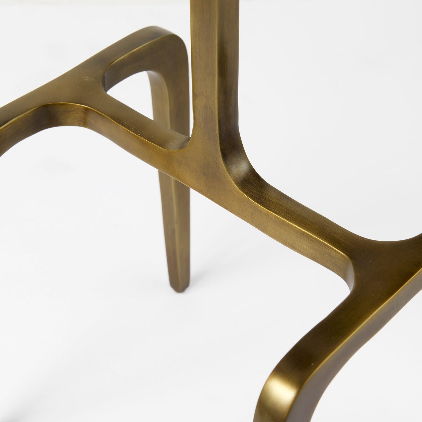 Preston Accent Table White Marble | Gold Metal - accent-tables