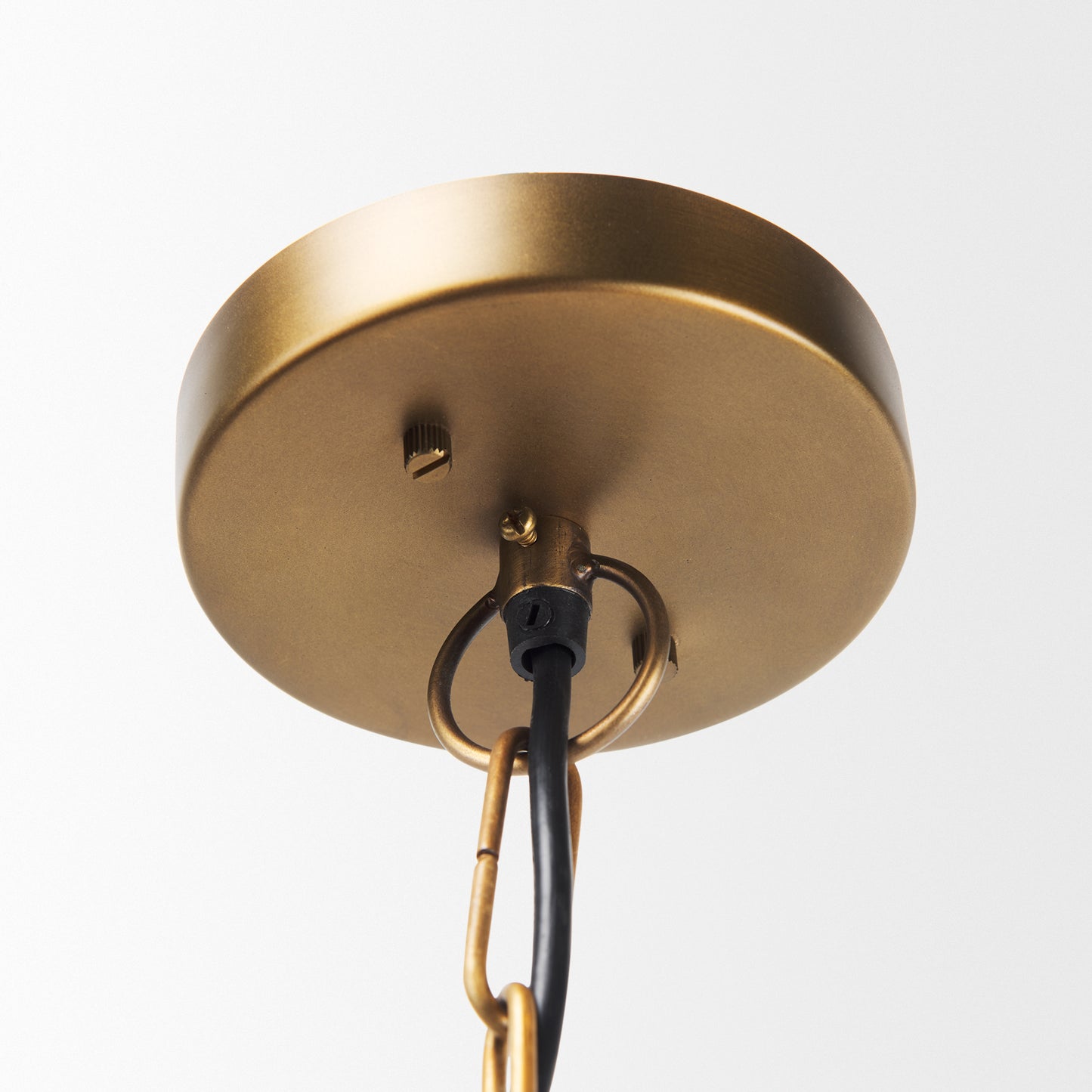 Willson Pendant Light Black Iron | Antique Brass - pendant-light