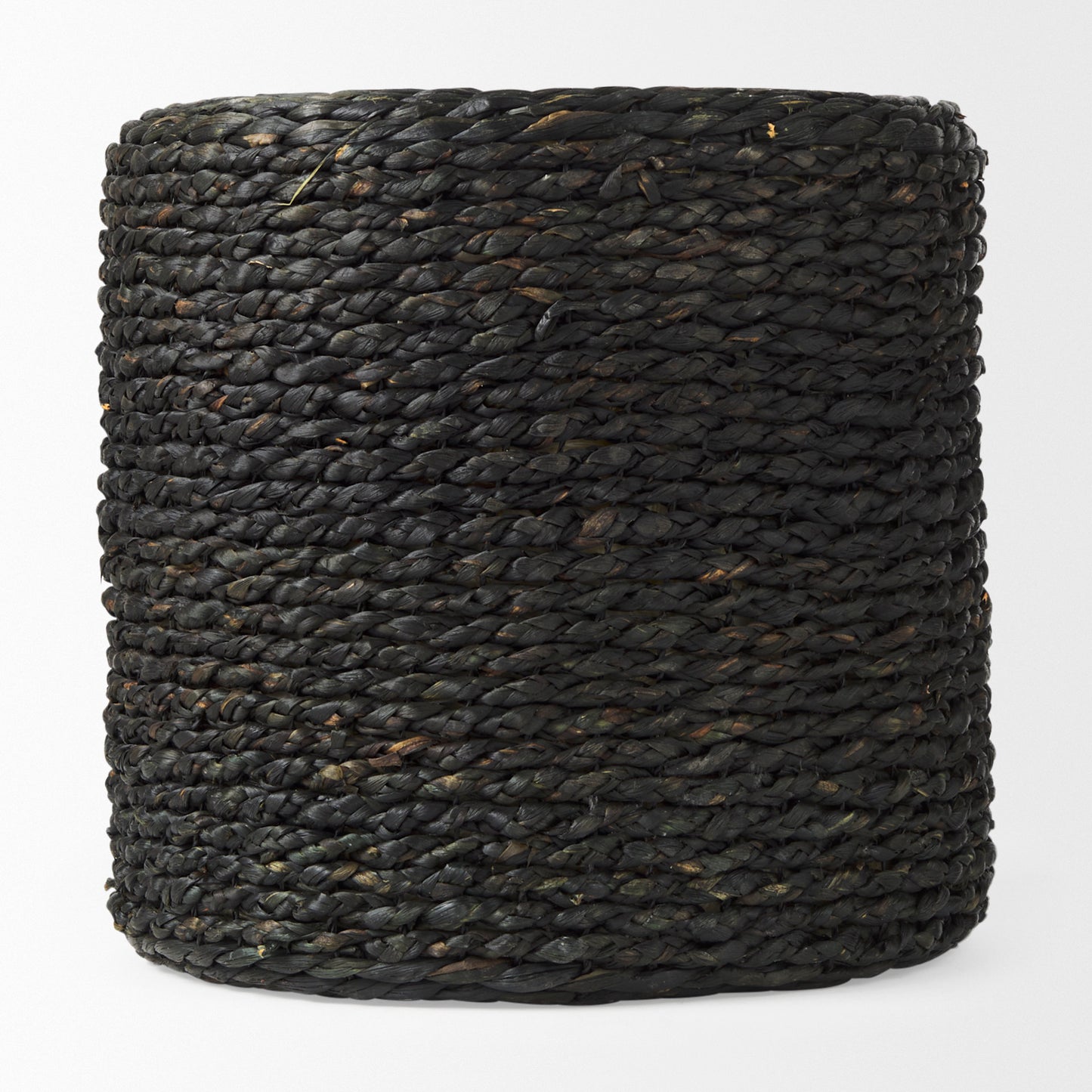 Dina Pouf Black Cornhusk | 17.7’’ - poufs