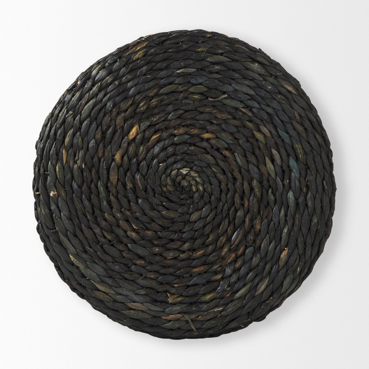 Dina Pouf Black Cornhusk | 17.7’’ - poufs