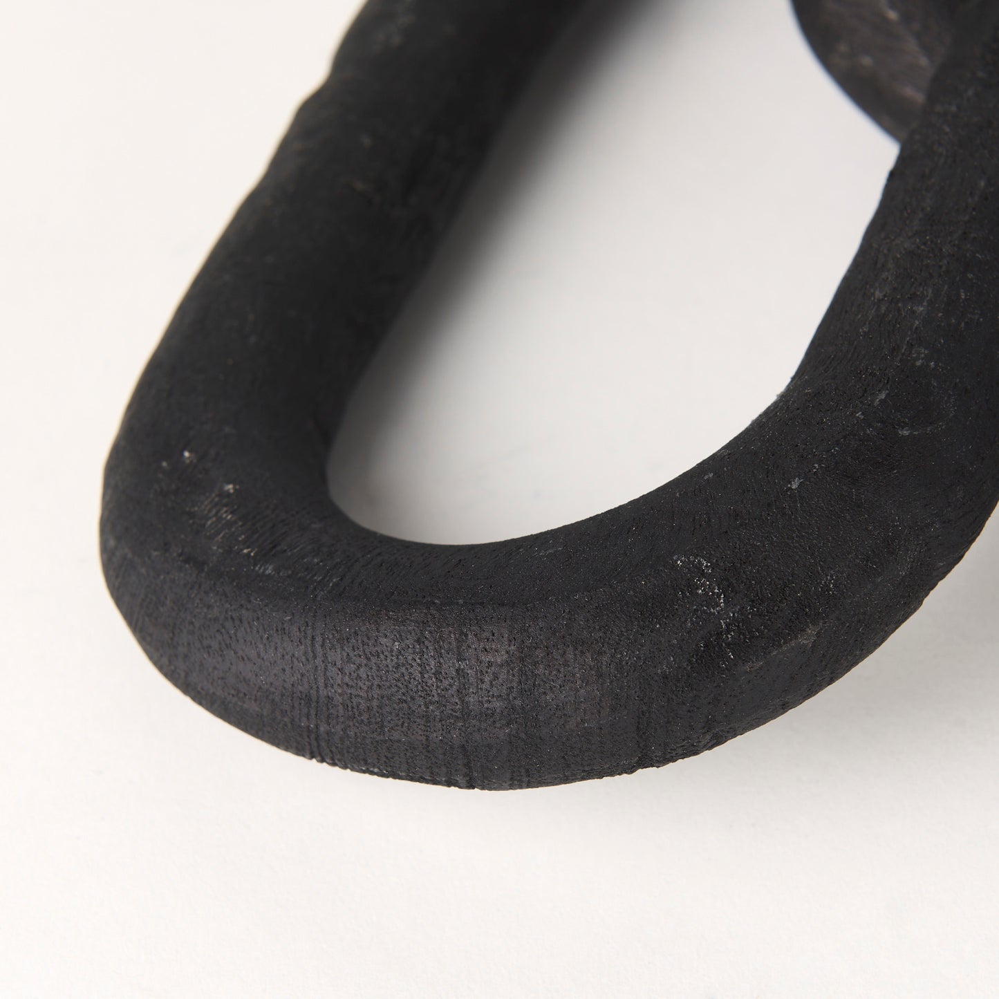 Alix 29.0L x 5.0W x 5.0H Black Wood Link Chain Decorative Object