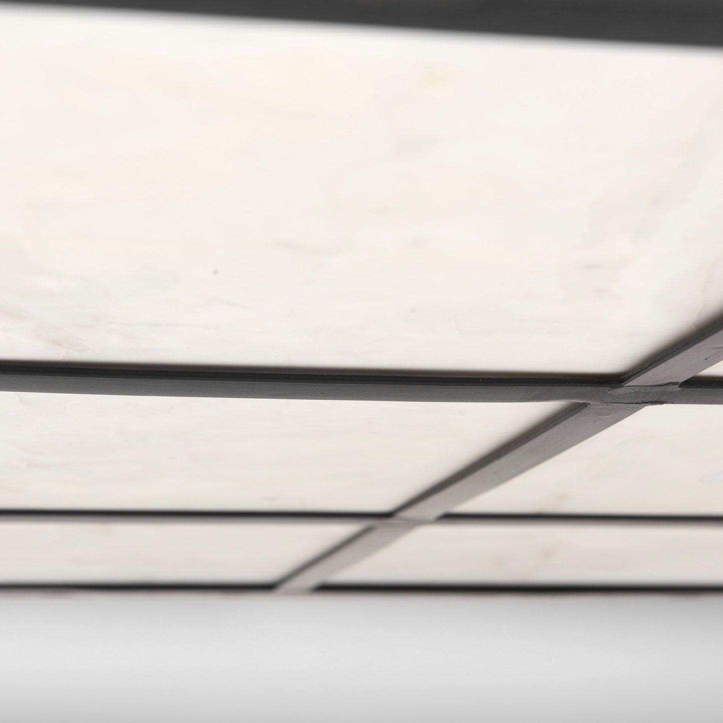 Nathan Coffee Table White Marble | Black Metal - coffee-tables