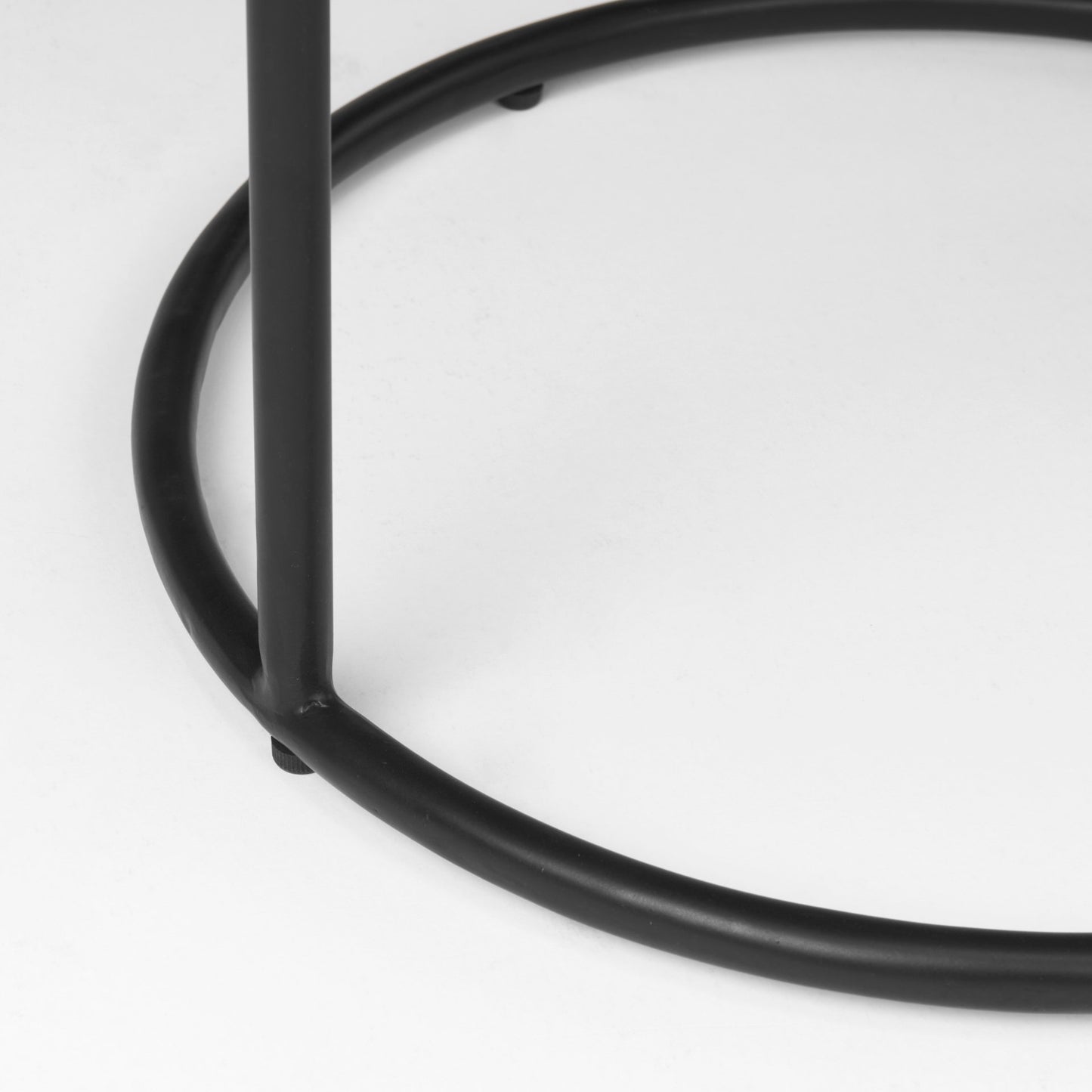 Arlo End Side Table Dark Brown Wood | Black Metal - end-and-side-tables