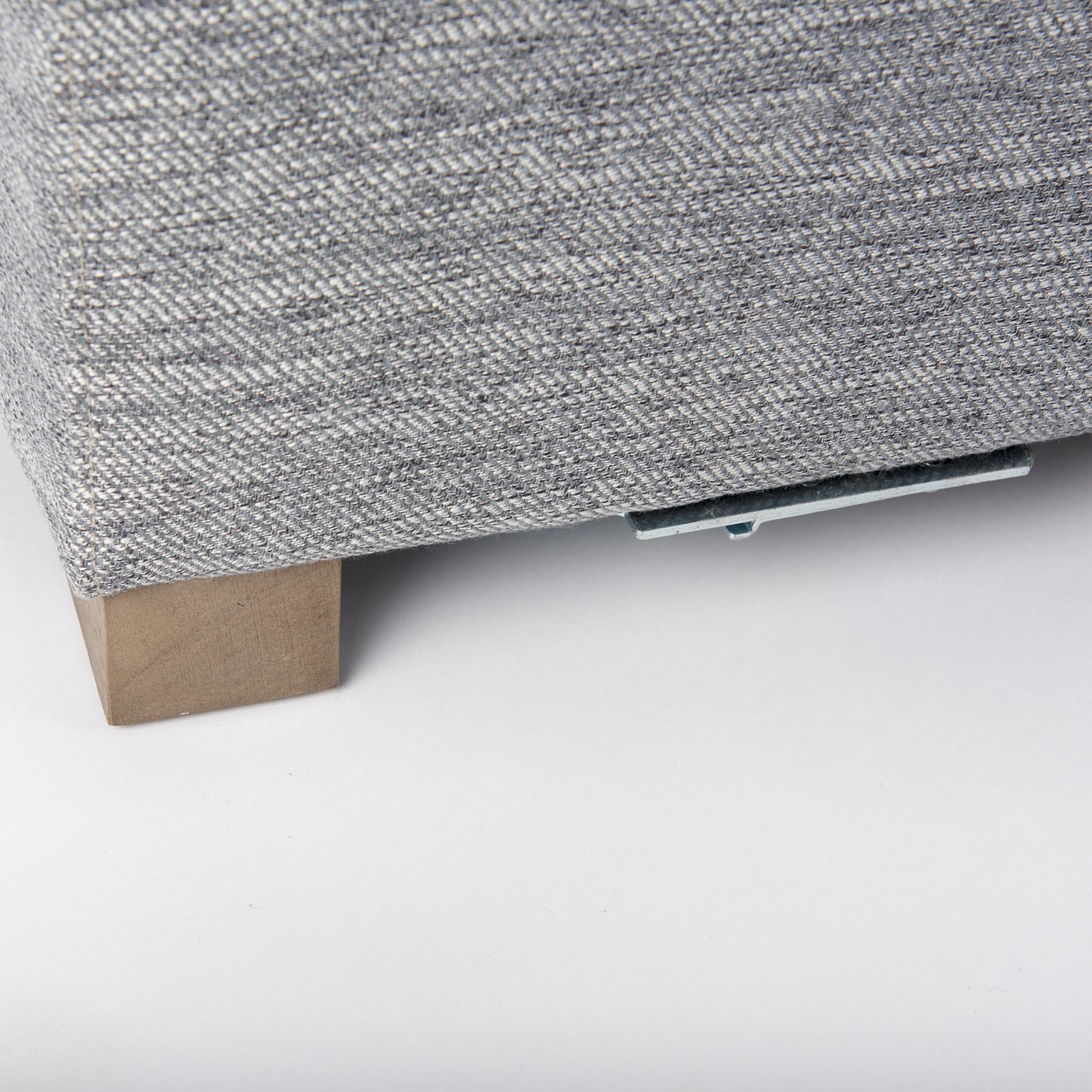 Valence 38.6L x 38.6W x 17.7H Castlerock Gray Full Size Ottoman Sectional Piece