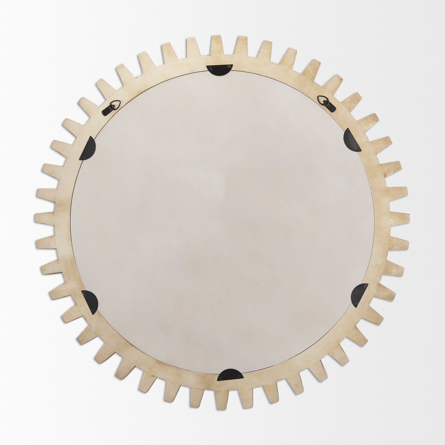 Cog Wall Mirror Natural Wood | 35’’ - wall-mirrors-grouped
