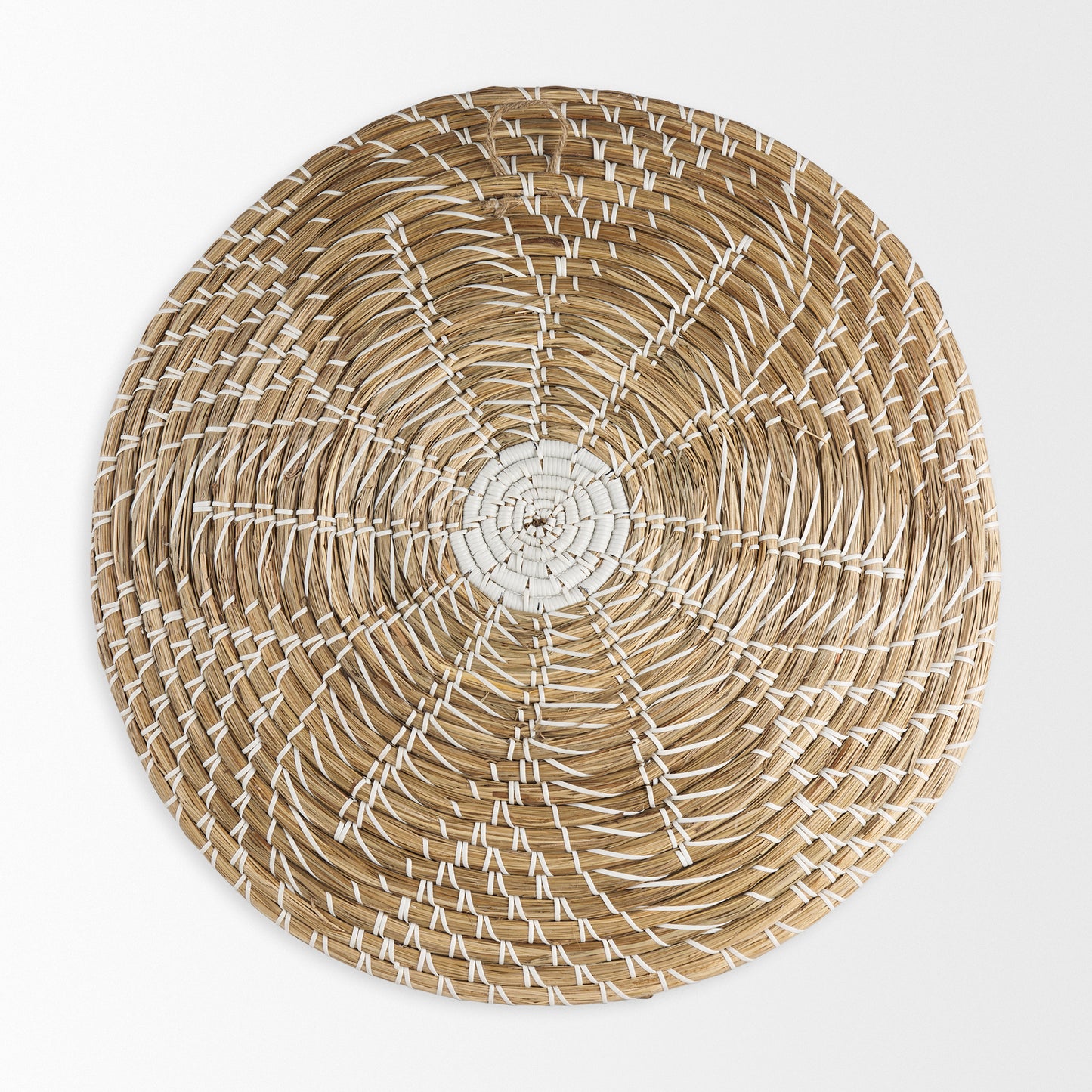 Mekhi Wall Decor Brown Seagrass | White String - alternative-wall-decor