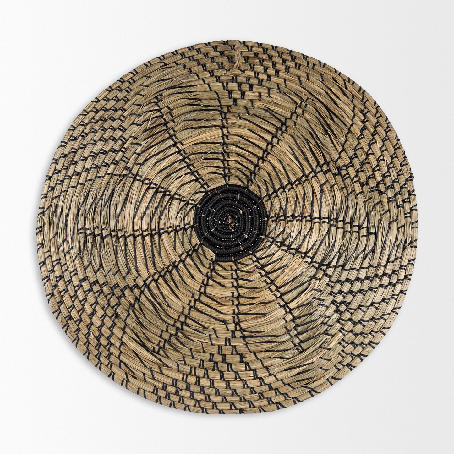 Mekhi Wall Decor Brown Seagrass | Black String - alternative-wall-decor