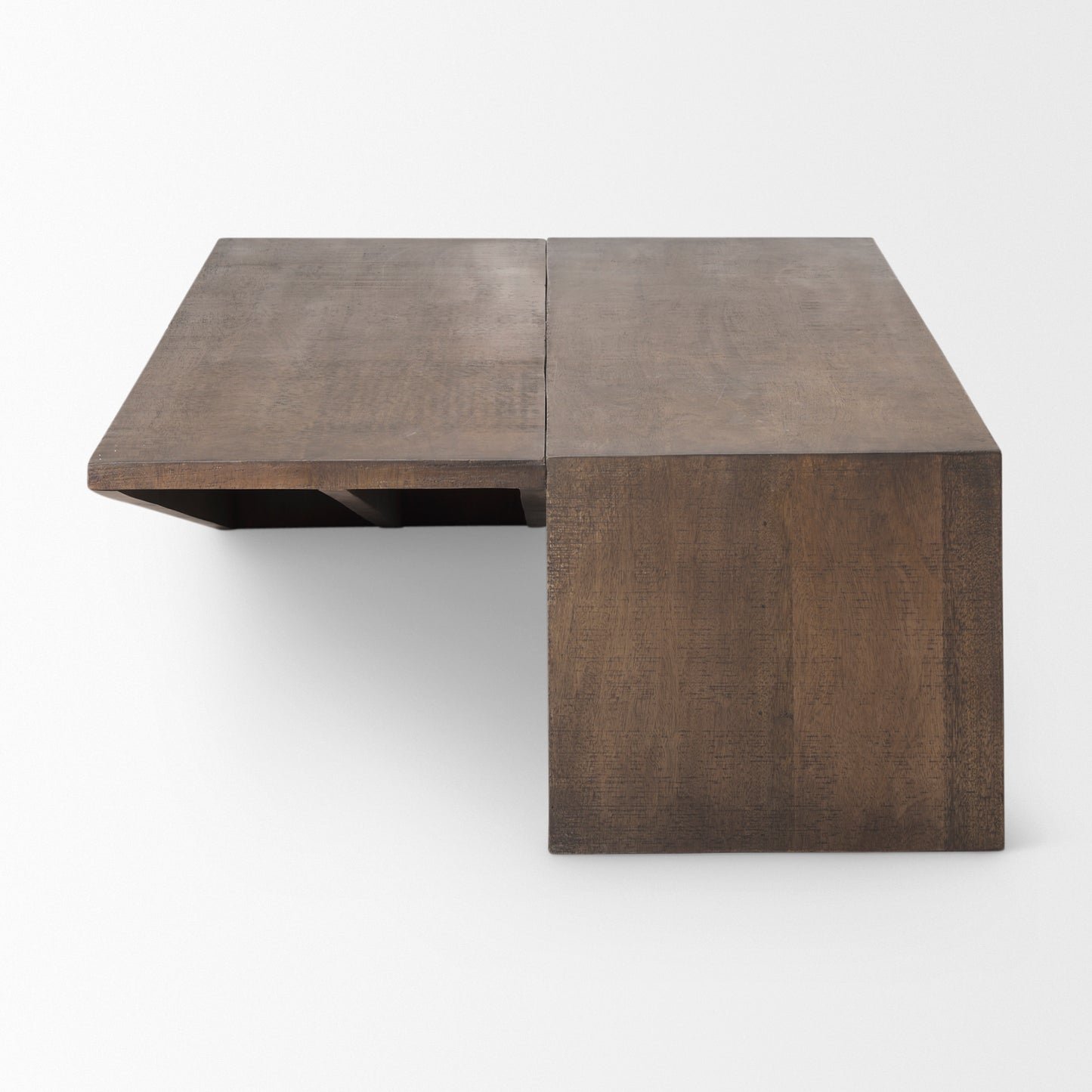 West Coffee Table Medium Brown Wood - coffee-tables