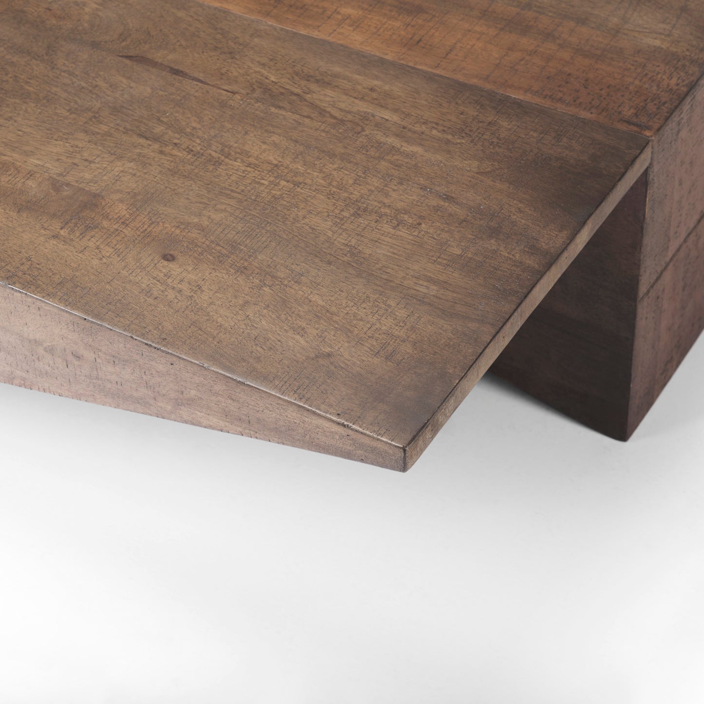 West Coffee Table Medium Brown Wood - coffee-tables