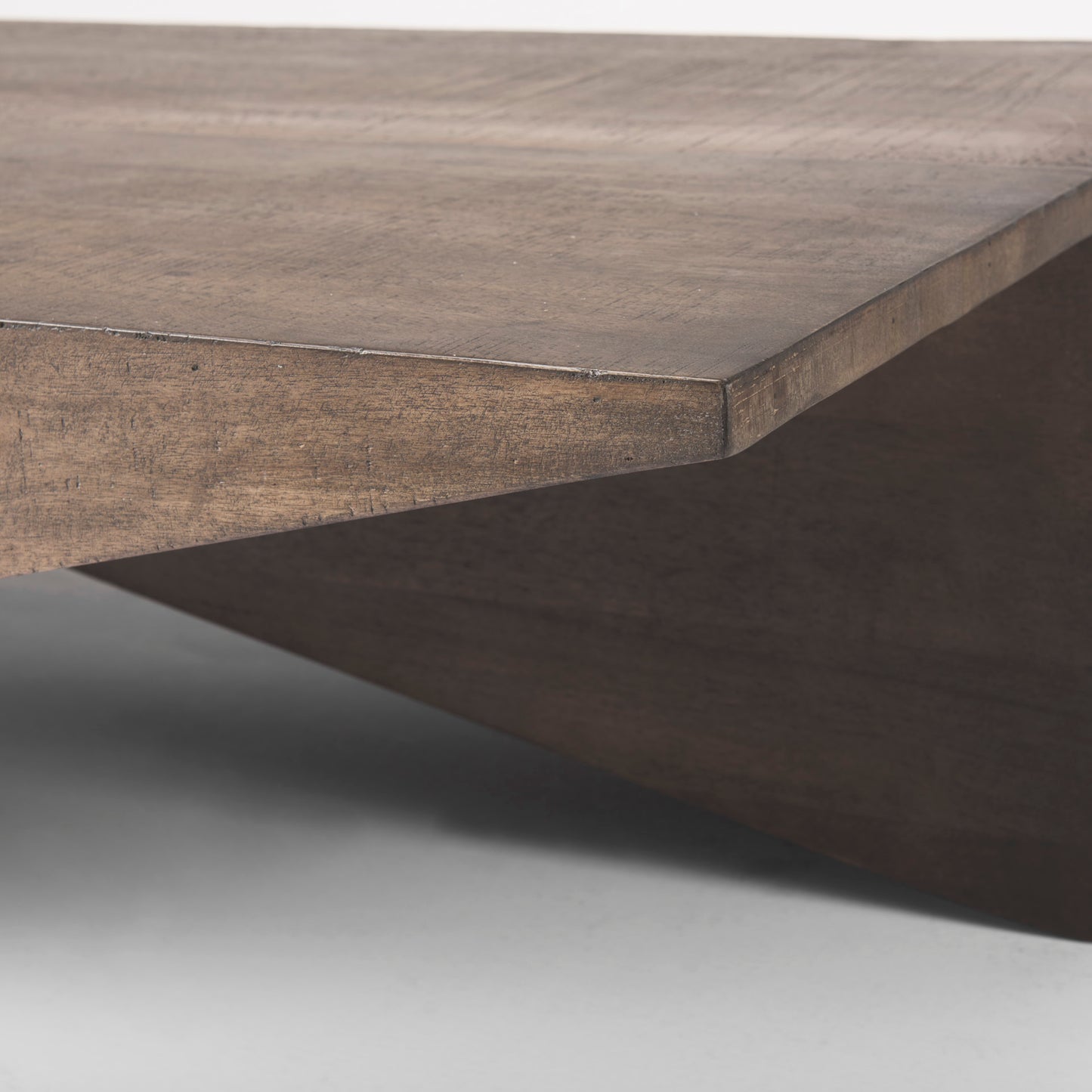 West Coffee Table Medium Brown Wood - coffee-tables