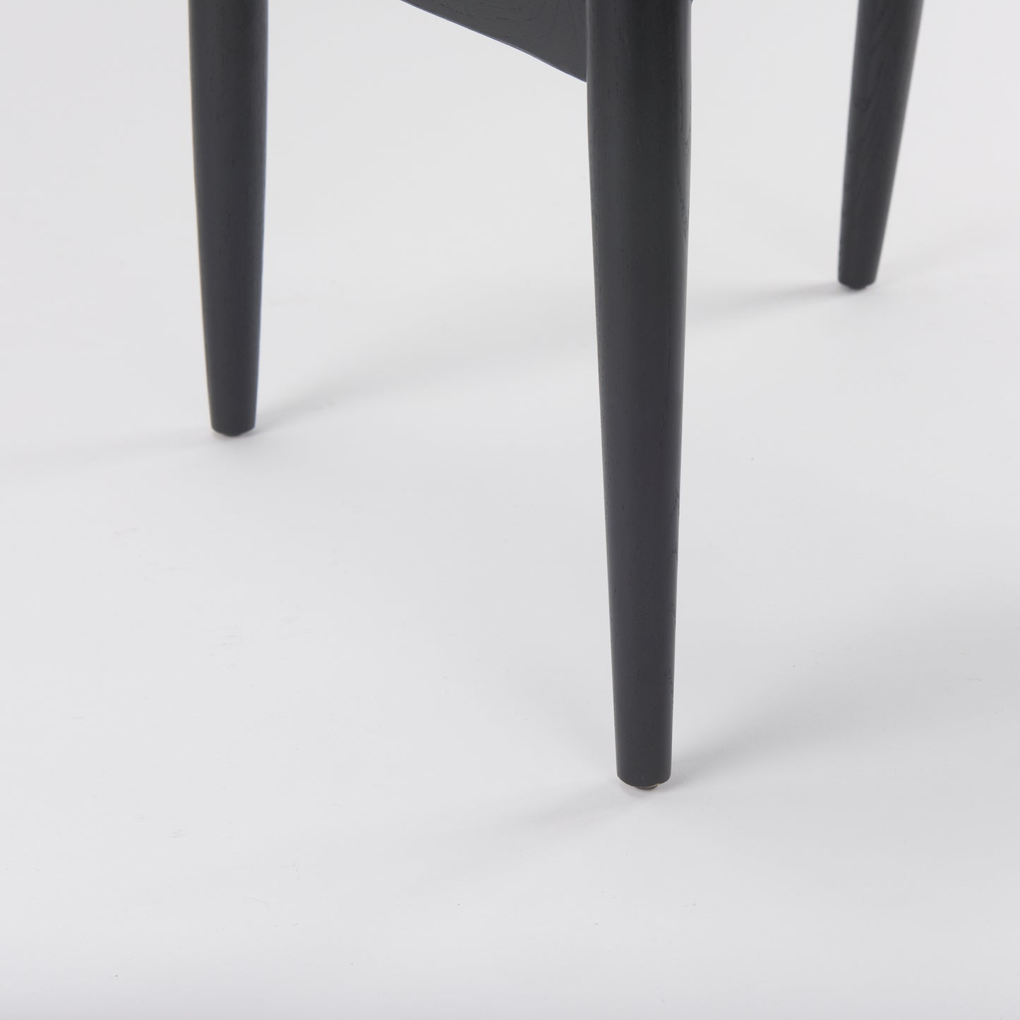 Cline 20.9L x 23.0W x 31.9H Gray Fabric W/Black Wood Dining Chair