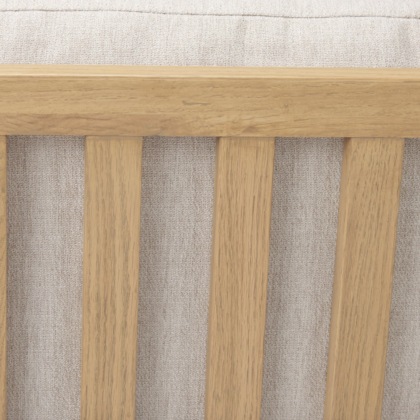 Raeleigh Accent Chair Cream Fabric | Light Brown Wood - accent-chairs