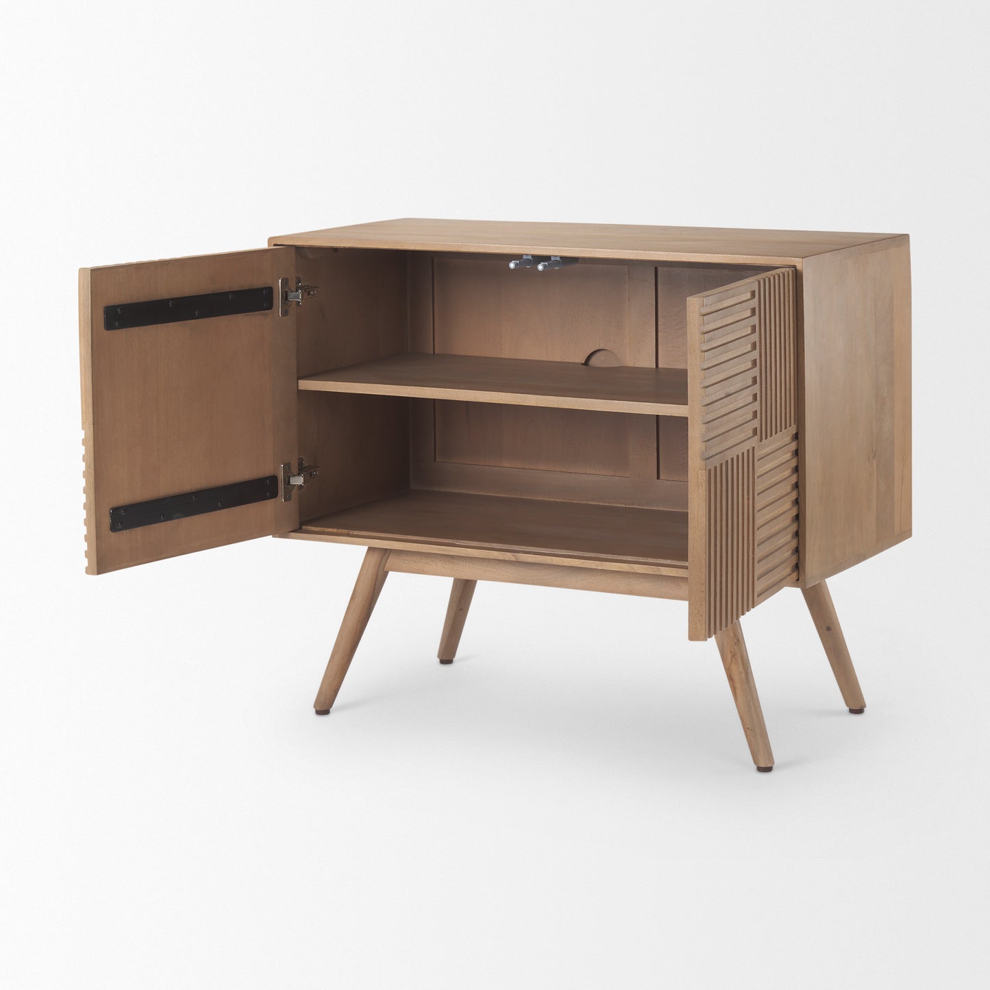 Sable Accent Cabinet Light Brown Wood - acc-chest-cabinets